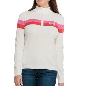 Meister Luna Vintage Half Zip Sweater Small